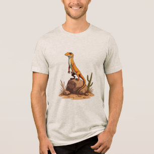 Zonnebaden Hagedis Vibes Tri-Blend Shirt