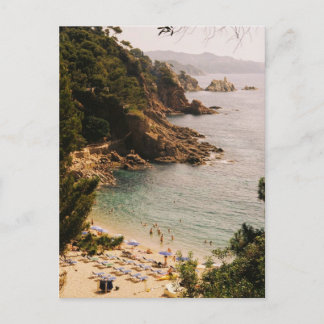 Zonnebaden in Blanes Briefkaart