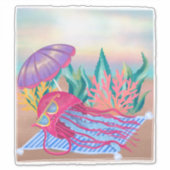 Zonnebaden Kwallen Zonnebril Kind Kamer Sticker (Voorkant)