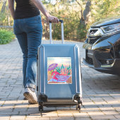 Zonnebaden Kwallen Zonnebril Kind Kamer Sticker (Koffer Insitu)