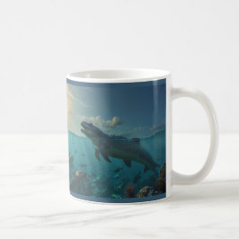Zonnebaden Mosasaurs (Dinosaurus Art) Mok
