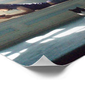 Zonnebaden Schoonmaakcanvas Poster (Hoek)