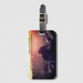 Zonnebaden van zeeleguanen bagagelabel (Voorkant (verticaal))