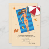 Zonnebaden Verhuisbericht Aankondiging (Voorkant / Achterkant)