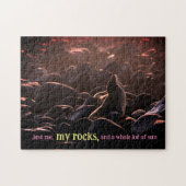 Zonnebaden zee leeuw legpuzzel (Horizontaal)