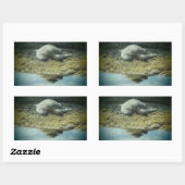Zonnebaden zee schildpad stickers (Vel)