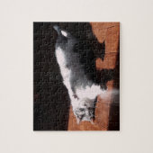 zonnebadende Kitty Legpuzzel (Verticaal)