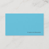 Zonnebadkat in Visitekaartje Trunks (Achterkant)