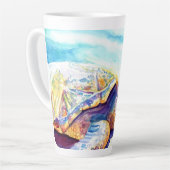 Zonnebadschild 6 latte mok (Linkerhoek)