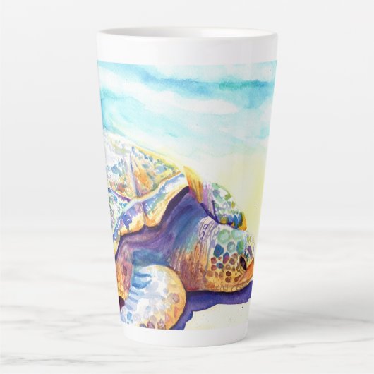 Zonnebadschild 6 latte mok (Voorkant)