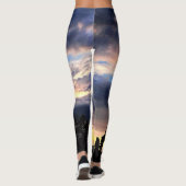 Zonnebak met palmen leggings (Achterkant)