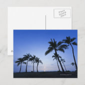 Zonnebak op Kahaluu Bay in Kona, Hawaii Briefkaart (Voorkant / Achterkant)