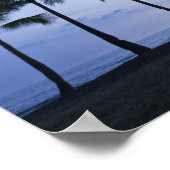 Zonnebak op Kahaluu Bay in Kona, Hawaii Poster (Hoek)