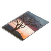 Zonnebak op Kandheri-moeras met Afrikaanse spoonre Notitieboek (Linkerzijde)