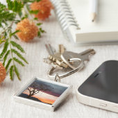 Zonnebak op Kandheri-moeras met Afrikaanse spoonre Sleutelhanger (Zijkant)