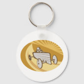 Zonnebakauto Sleutelhanger (Achterkant)