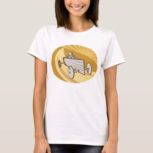 Zonnebakauto T-shirt (Voorkant)