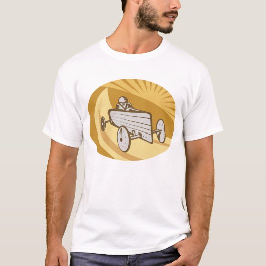 Zonnebakauto T-shirt (Voorkant)