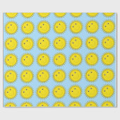 Zonnebakblauw cadeaupapier (Vlak)