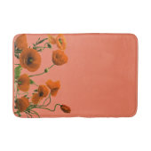 Zonnebakbloem Oranje blaasbloemen Badmat (Voorkant)