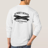 Zonnebakdop Lange hoes T-shirt (Achterkant)