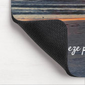 Zonnebakfoto met prijsopgave muismat (Hoek)