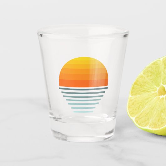 Zonnebakglas en zee warm glas (Voorkant)