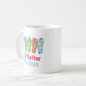 Zonnebakjes Teenslippers Koffiemok (Voorkant links)