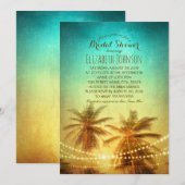 Zonnebakkegel van de palmboom Gewaardeerd Vrijgeze Kaart (Voorkant / Achterkant)