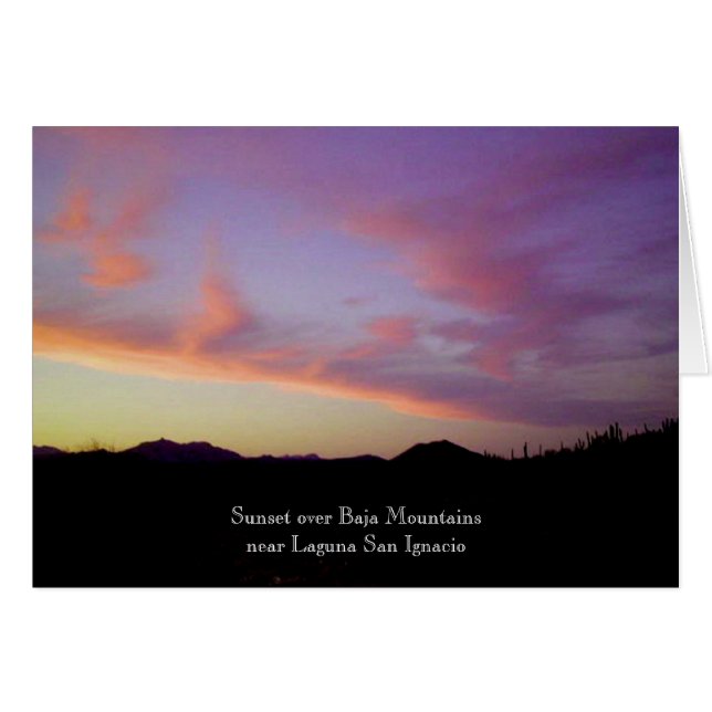 Zonnebakken boven Baja (Voorkant Horizontaal)