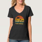 Zonnebakken en palmbomen met T-Shirt (Voorkant)