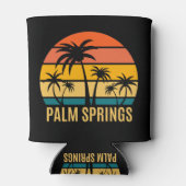 Zonnebakken en palmstomen blikjeskoeler (Achterkant)