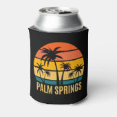 Zonnebakken en palmstomen blikjeskoeler (Blikje Achterkant)