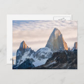 Zonnebakken en wolken boven Mt Fitzroy Briefkaart (Voorkant / Achterkant)