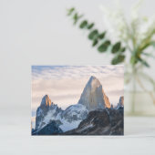 Zonnebakken en wolken boven Mt Fitzroy Briefkaart (Staand voorkant)