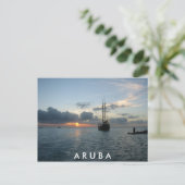 Zonnebakken in Aruba Briefkaart (Staand voorkant)