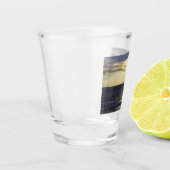 Zonnebakken met balken shot glas (Links)