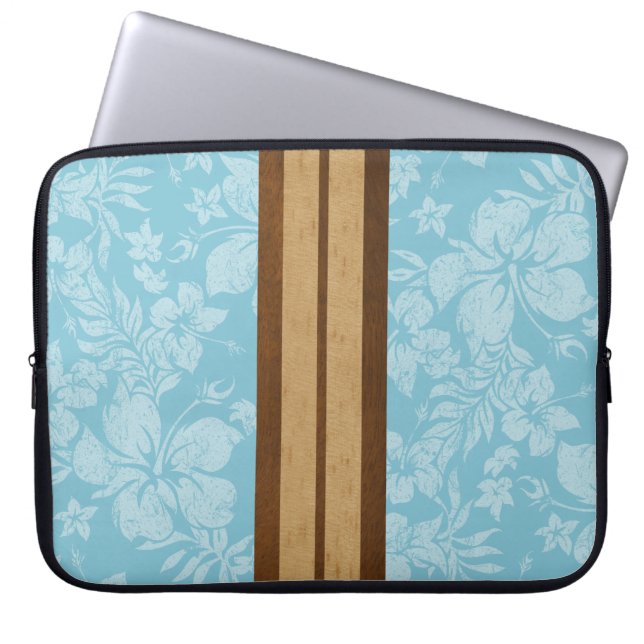 Zonnebakken Surfboard Neopreen waterpak Laptop Sleeve (Voorkant)