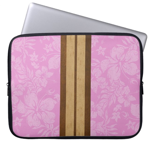 Zonnebakken Surfboard Neopreen waterpak Laptop Sleeve (Voorkant)
