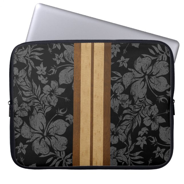 Zonnebakken Surfboard Neopreen waterpak Laptop Sleeve (Voorkant)