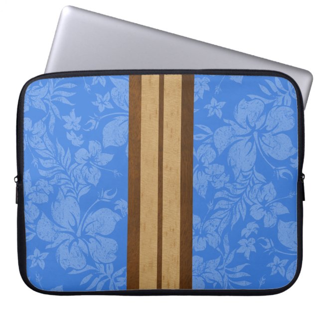 Zonnebakken Surfboard Neopreen waterpak Laptop Sleeve (Voorkant)