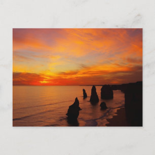 Zonnebakken, twaalf apostelen, Port Campbell Natio Briefkaart