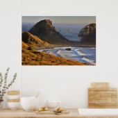 Zonnebakken, Zeeen, zussen, oregonkusten Poster (Keuken)