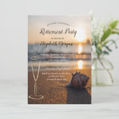 Zonnebakken Zonnebakken Wijn Glass Retirement Kaart (Staand voorkant)