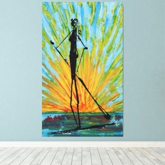 Zonnebakkerij Canvas Afdruk (Insitu (Houten vloer))