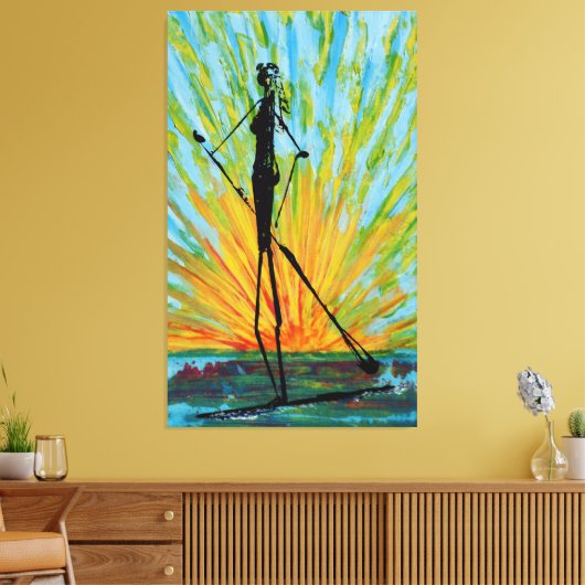 Zonnebakkerij Canvas Afdruk (Insitu (Woonkamer))