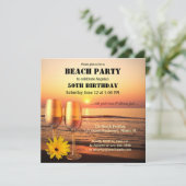 Zonnebakkerijzomervakantie uitnodiging voor de wij (Staand voorkant)