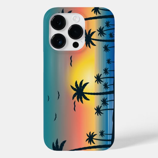 Zonnebakpalm Case-Mate iPhone Case (Achterkant)