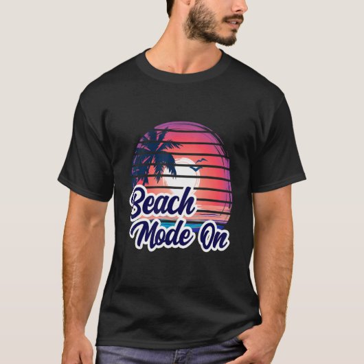Zonnebakpalm zomerstand op Vacking Ho T-shirt (Voorkant)
