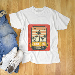 Zonnebakpalmboom voor gezinshereniging t-shirt